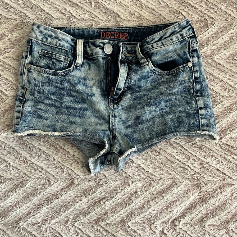 Decree Blue Jean Shorts Classic Denim Style